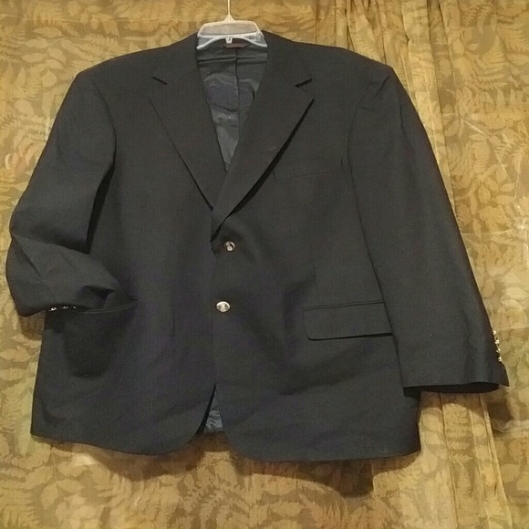 Savile Row Other - Savile Row Black Wool Suit Jacket / Blazer